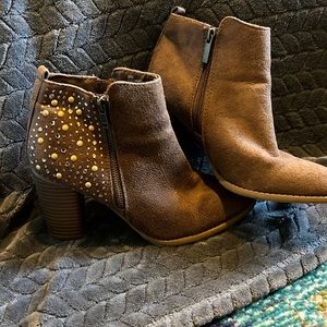 Brown booties